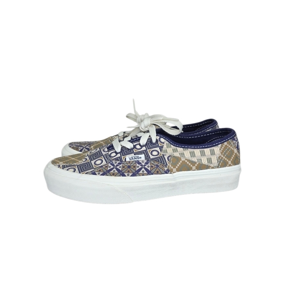VANS Geo Trek Authentic Patchwork Casual Shoe Low Canvas Multi Size W 5.5 Men 4